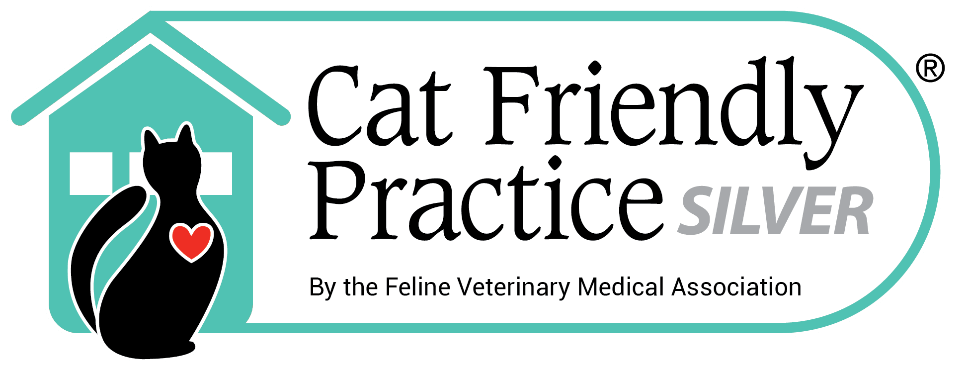Cat friendly practice logo.